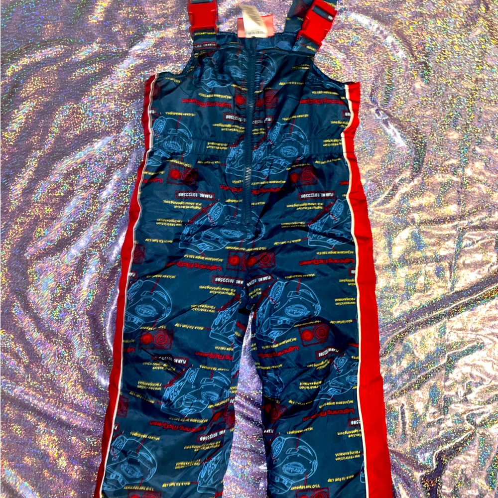 Disney cars snow bib
